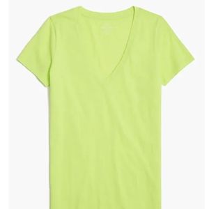 J.crew Factory vintage slub cotton v-neck tee